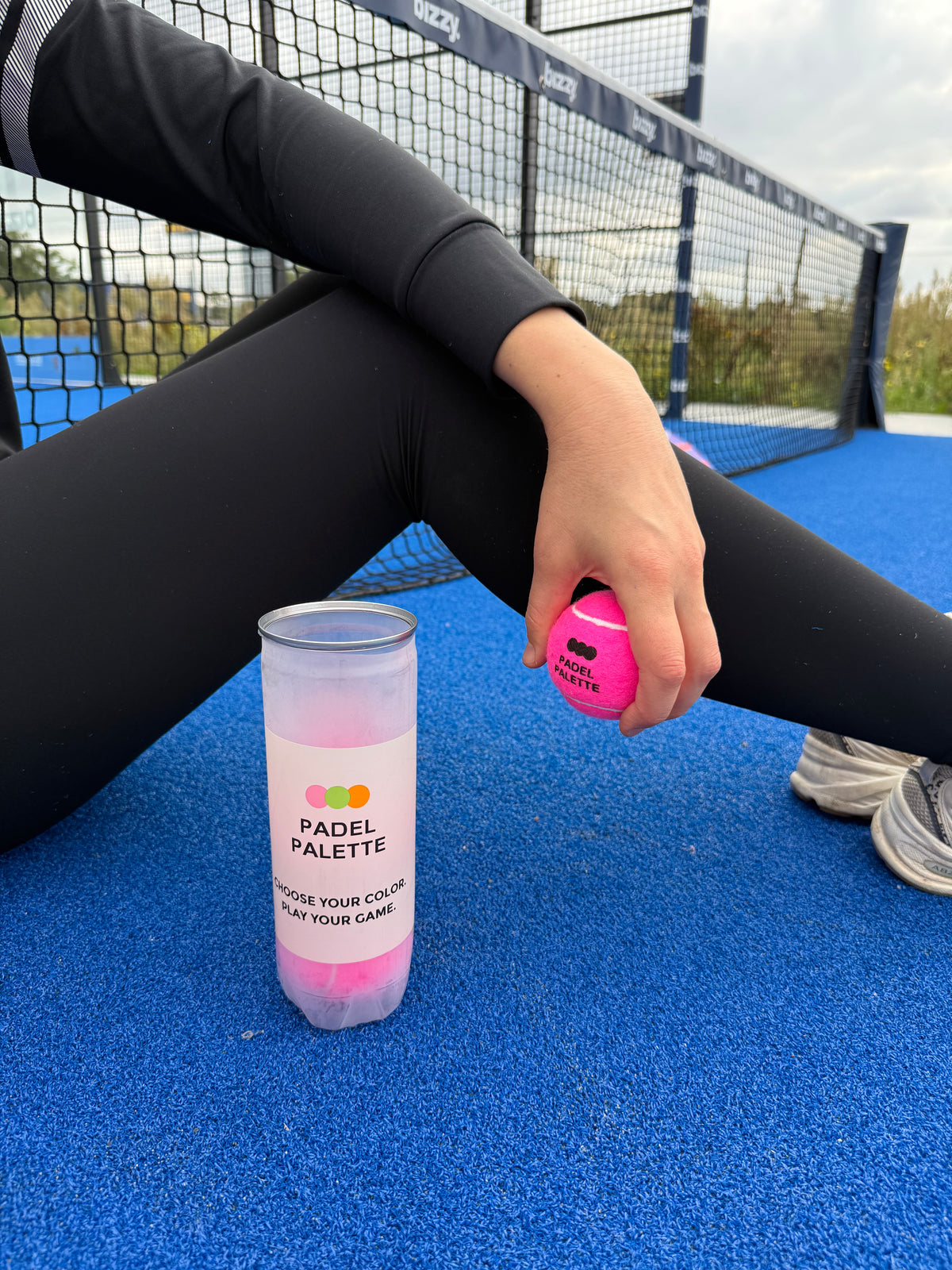 roze padelbal tube